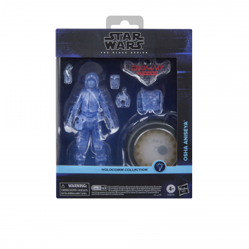 Osha Aniseya Action Figure Black Series Holocomm Collection Exclusive, Star Wars: The Acolyte, 15 cm