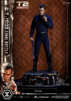 T-1000 (Final Battle) Statue 1/3 Museum Masterline Series Deluxe Version, Terminator 2, 73 cm