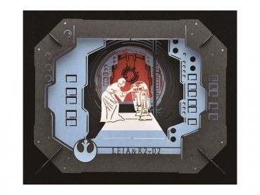 Leia & R2-D2 Paper Theater