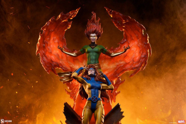 Phoenix and Jean Grey Statue Sideshow, Marvel, 66 cm