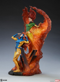 Phoenix and Jean Grey Statue Sideshow, Marvel, 66 cm