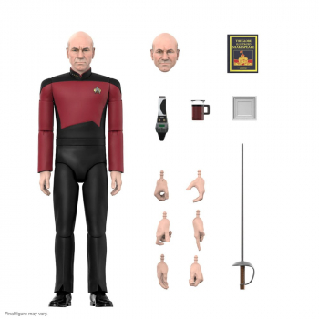 Captain Picard Action Figure Ultimates, Star Trek: The Next Generation, 18 cm