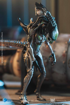 Predalien (Battle Damaged) Actionfigur 1:18 Previews Exclusive, Aliens vs. Predator 2, 15 cm