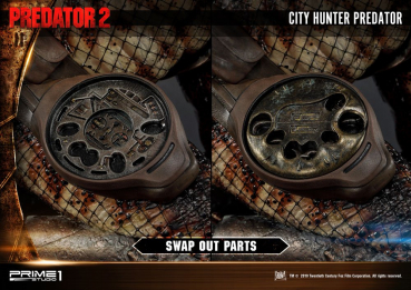 City Hunter Predator 3D Wand-Skulptur Exclusive, Predator 2, 79 cm