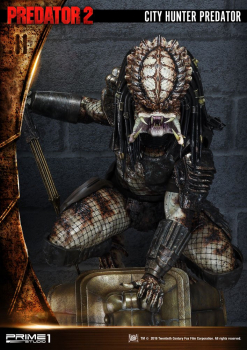 City Hunter Predator 3D Wand-Skulptur Exclusive, Predator 2, 79 cm