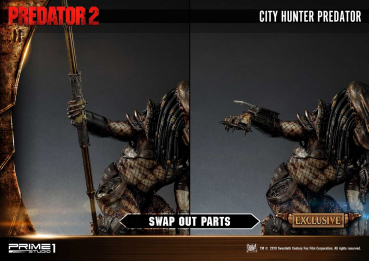 City Hunter Predator 3D Wand-Skulptur Exclusive, Predator 2, 79 cm