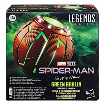 Green Goblin Electronic Pumpkin Bomb 1:1 Replik Marvel Legends, Spider-Man: No Way Home