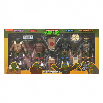 Punk Turtles (Cartoon) Actionfiguren 4er-Pack, Teenage Mutant Ninja Turtles, 18 cm