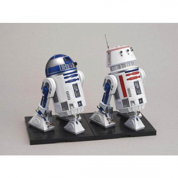 R2-D2 & R5-D4 1:12, Star Wars Modellbausatz von Bandai