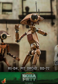 R5-D4, Pit Droid & BD-72 Actionfiguren 1:6 Television Masterpiece Series, Star Wars: The Mandalorian