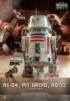 R5-D4, Pit Droid & BD-72 Actionfiguren 1:6 Television Masterpiece Series, Star Wars: The Mandalorian