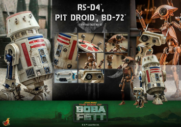 R5-D4, Pit Droid & BD-72 Actionfiguren 1:6 Television Masterpiece Series, Star Wars: The Mandalorian