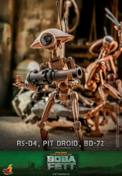 R5-D4, Pit Droid & BD-72 Actionfiguren 1:6 Television Masterpiece Series, Star Wars: The Mandalorian