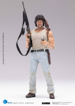 John Rambo Actionfigur 1:12 Exquisite Super, 16 cm