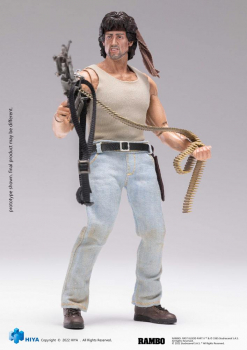 John Rambo Actionfigur 1:12 Exquisite Super, 16 cm