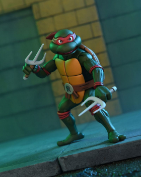 Ultimate Raphael (Cartoon) Actionfigur VHS Style, Teenage Mutant Ninja Turtles, 18 cm