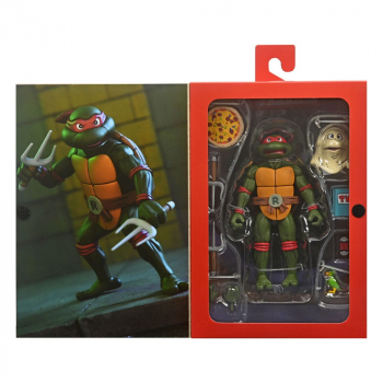 Ultimate Raphael (Cartoon) Actionfigur VHS Style, Teenage Mutant Ninja Turtles, 18 cm