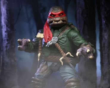 Ultimate Raphael as The Wolf Man Actionfigur, Universal Monsters x Teenage Mutant Ninja Turtles, 18 cm