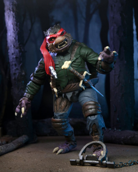 Ultimate Raphael as The Wolf Man Actionfigur, Universal Monsters x Teenage Mutant Ninja Turtles, 18 cm