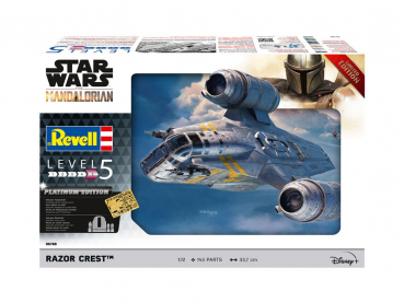 Razor Crest Model Kit 1/72 Platinum Edition, Star Wars: The Mandalorian, 34 cm