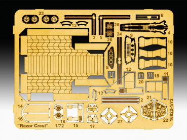 Razor Crest Model Kit 1/72 Platinum Edition, Star Wars: The Mandalorian, 34 cm