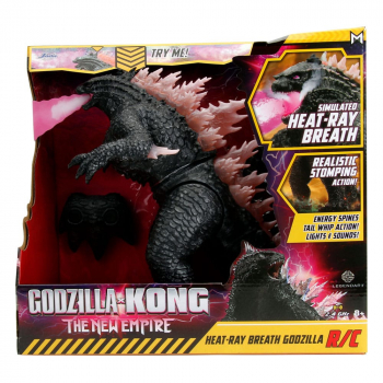 Heat-Ray Breath Godzilla RC Actionfigur, Godzilla x Kong: The New Empire, 32 cm