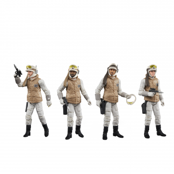 Rebel Soldier (Echo Base Battle Gear) Actionfiguren 4er-Pack Vintage Collection Exclusive, Star Wars: Episode V, 10 cm