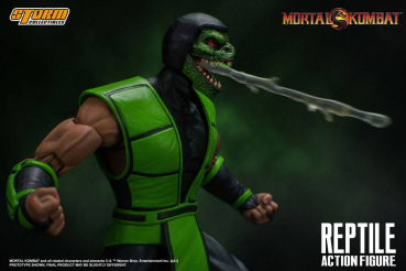 Reptile Actionfigur 1:12, Mortal Kombat, 18 cm