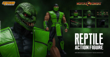 Reptile Actionfigur 1:12, Mortal Kombat, 18 cm