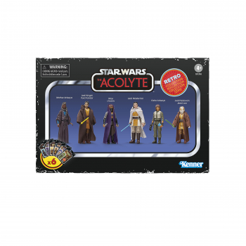 Actionfiguren-Sechserpack Retro Collection, Star Wars: The Acolyte, 10 cm