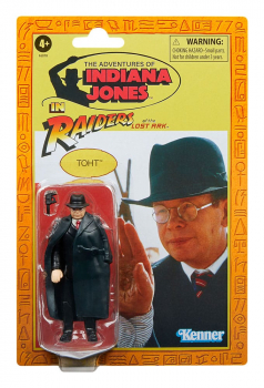 Toht Action Figure Indiana Jones Retro Collection, Raiders of the Lost Ark, 10 cm