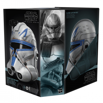 Clone Captain Rex Electronic Helmet Black Series 1/1 Replica, Star Wars: Ahsoka