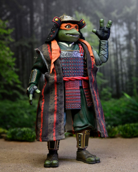 Samurai Leonardo & Michelangelo Action Figures, Teenage Mutant Ninja Turtles III, 18 cm