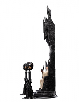 Saruman der Weiße auf Thron Statue 1:6, Der Herr der Ringe, 110 cm