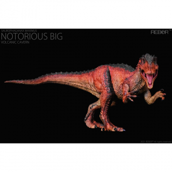 Saurophaganax maximus (Volcanic Cavern Ver.) "Notorious Big" 1:35 Replik, 42 cm