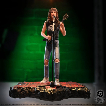 Chuck Schuldiner Statue 1:9 Rock Iconz, Death, 22 cm