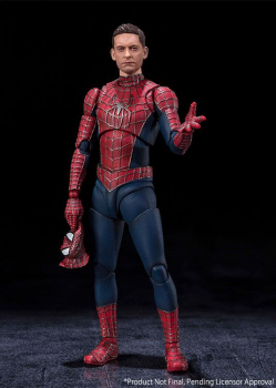 The Friendly Neighborhood Spider-Man Action Figure S.H.Figuarts Web Exclusive, Spider-Man: No Way Home, 15 cm