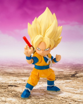 Super Saiyan Son Goku Mini Actionfigur S.H.Figuarts, Dragon Ball Daima, 8 cm