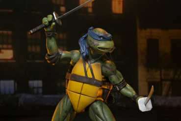 Shredder vs. Leo (Roof Top Battle) Action Figures, Teenage Mutant Ninja Turtles (1990), 18 cm