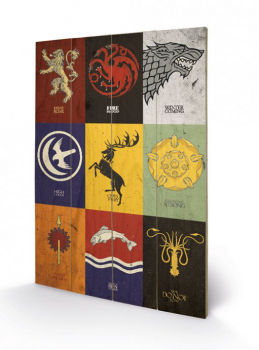 Game of Thrones Wooden Wall Art