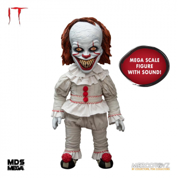 Sinister Pennywise Sprechende Puppe Mezco Designer Series Mega Scale, Es Kapitel 2, 38 cm