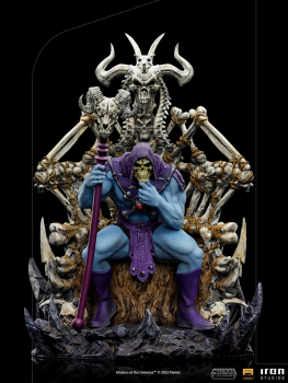 Skeletor on Throne Statue 1:10 Art Scale Deluxe, Masters of the Universe, 29 cm