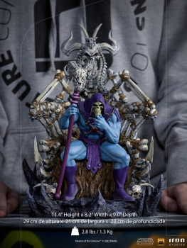 Skeletor on Throne Statue 1:10 Art Scale Deluxe, Masters of the Universe, 29 cm