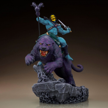 Skeletor & Panthor Classic Statue 1:6 Deluxe, Masters of the Universe, 62 cm