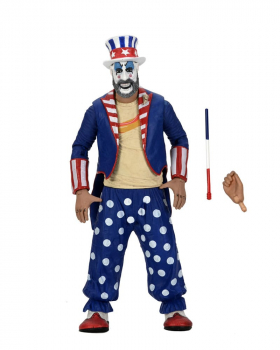 Captain Spaulding (Tailcoat) Action Figure 20th Anniversary, House of 1000 Corpses, 18 cm