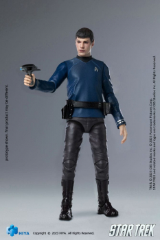 Spock Action Figure 1/18 Exquisite Mini, Star Trek (2009), 10 cm