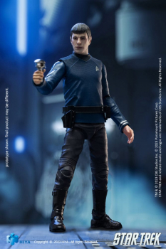 Spock Actionfigur 1:18 Exquisite Mini, Star Trek (2009), 10 cm