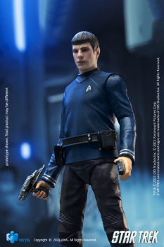 Spock Action Figure 1/18 Exquisite Mini, Star Trek (2009), 10 cm