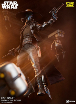 Cad Bane Actionfigur 1:6 Sideshow, Star Wars: The Clone Wars, 32 cm