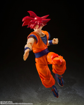 SSG Son Goku (Saiyan God Instilled With the Light of Righteous Hearts) Actionfigur S.H.Figuarts, Dragon Ball Super, 14 cm